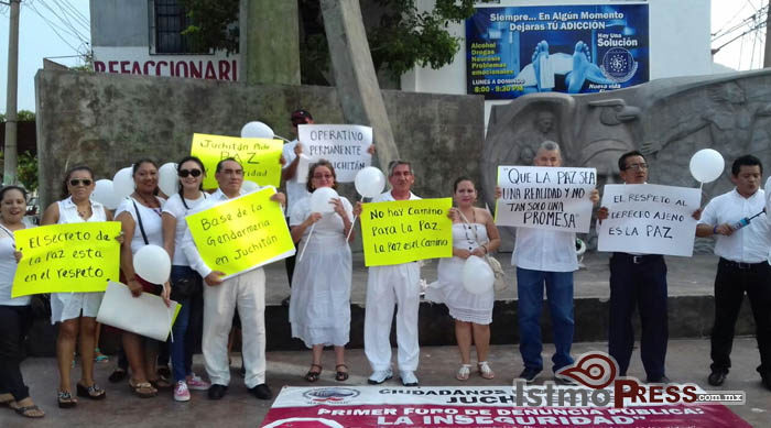 Realizan en Juchitán marcha por la paz