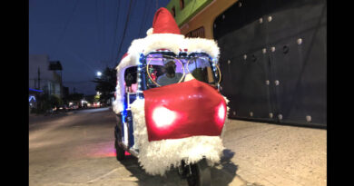 Mototaxi Santa Claus