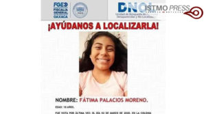 14 Jun desaparecida en Tuxtepec Oaxaca