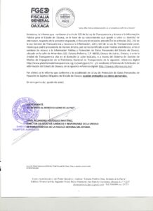 Documento donaciones Oaxaca FGE2