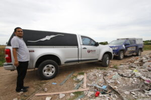 Foto 3. La funeraria Moreh Inhumaciones es una de las 12 autorizadas para examinar cuerpos de personas, exhumados de fosas clandestinas. Crédito_ Marcos Vizcarra