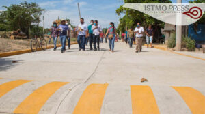 Pavimentación entrega Emilio Montero