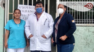 Trabajadores de salud en paro