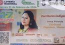 Por visibilizar el diidxazá dedican billete de lotería a la poeta zapoteca Irma Pineda