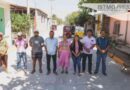 Inaugura ayuntamiento juchiteco pavimentación de calle ferrocarril en colonia Gustavo Pineda