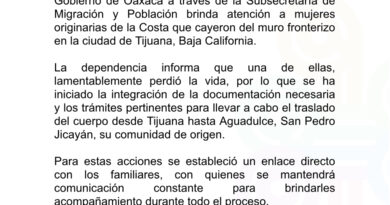 Muere oaxaqueña tras caer del muro fronterizo cuando intentaba cruzar a los Estados Unidos