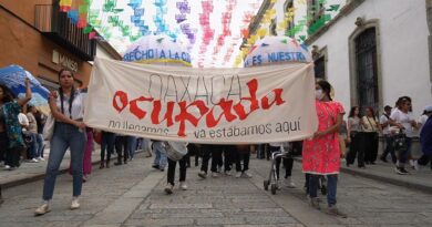 ¡ Oaxaca no es mercancía! … así protestaron activistas y defensoras contra la gentrificación y turistíficación ¡ Oaxaca no es mercancía! … así protestaron activistas y defensoras contra la gentrificación y turistíficación
