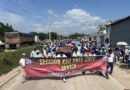 Con marcha Sección 22 exigió justicia para el profesor Leví Peralta, asesinado en su escuela de San Blas Atempa, Oaxaca